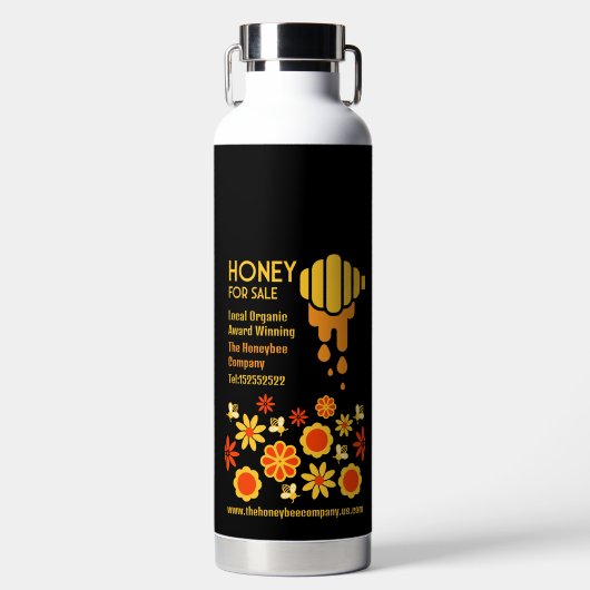 Honing te koop waterfles (Voorkant)