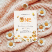 Honing Teddybeer 1e Bijendag Bloemen Verjaardag Kaart