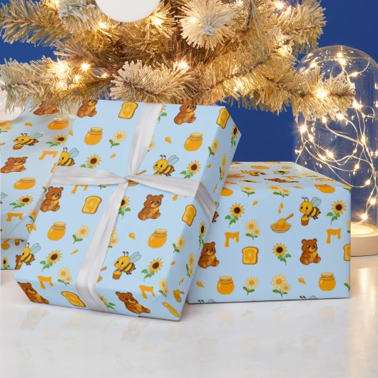 Honing-thema wikkelpapier cadeaupapier (Feestdagen)