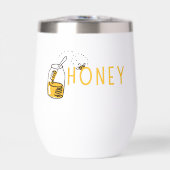 Honing Thermos Wijn Tumbler (Voorkant)