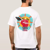 Honing van IdleNoMore-beweging T-shirt (Achterkant)
