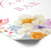 Honing van wilde bloemen Weide Bloem Bar Poster (Hoek)