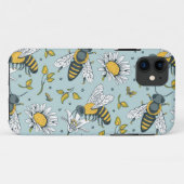 Honing Veel Bijen Patroon Case-Mate iPhone Case (Achterkant (horizontaal))