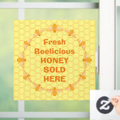 Honing verkocht hier raamsticker (Huis)