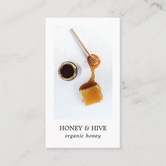 Honing, vers Visitekaartje (Voorkant)