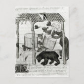 Honing verzamelen briefkaart (Voorkant)