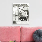 Honing verzamelen canvas afdruk (Insitu (Woonkamer))