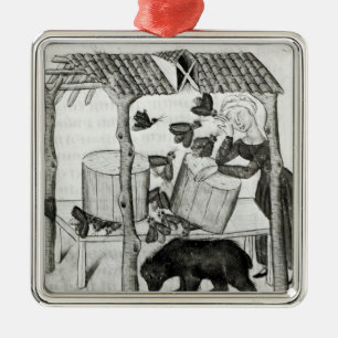 Honing verzamelen metalen ornament