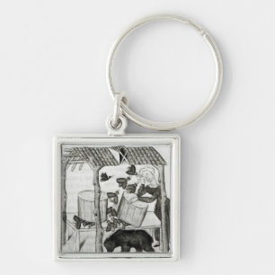 Honing verzamelen sleutelhanger