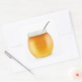 Honing Vierkante Sticker (Envelop)