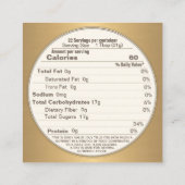 Honing Voeding Fact Kaart Gouden Bijenbloem (Achterkant)