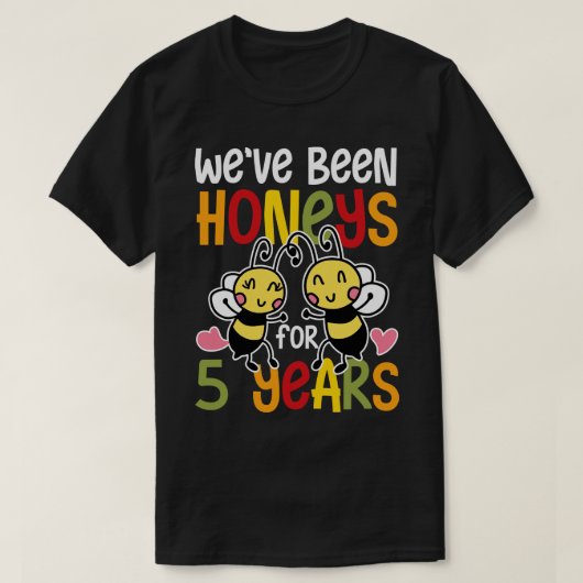Honing voor 5 jaar t-shirt (Design voorkant)