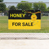Honing voor de verkoop Honeycomb-vliegende bijenbi Spandoek (Insitu)
