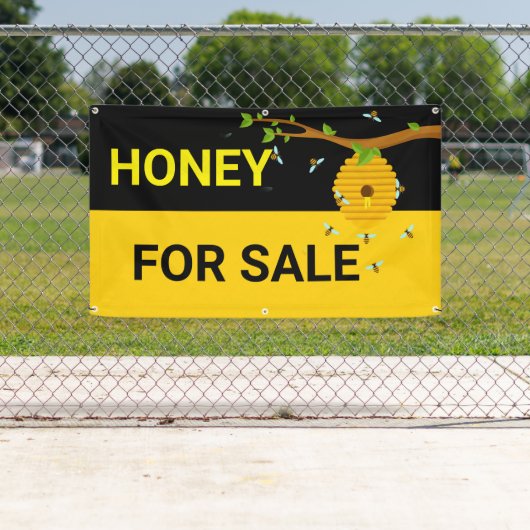 Honing voor de verkoop Honeycomb-vliegende bijenbi Spandoek (Insitu)