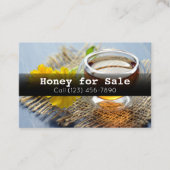 Honing voor de verkoop van Apicultuur Business Com Visitekaartje (Voorkant)