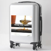 Honing voor de verkoop van Sticker van vinyl, op m (Koffer)