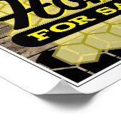 Honing voor verkoopbord Lokale honinghoning Poster (Hoek)