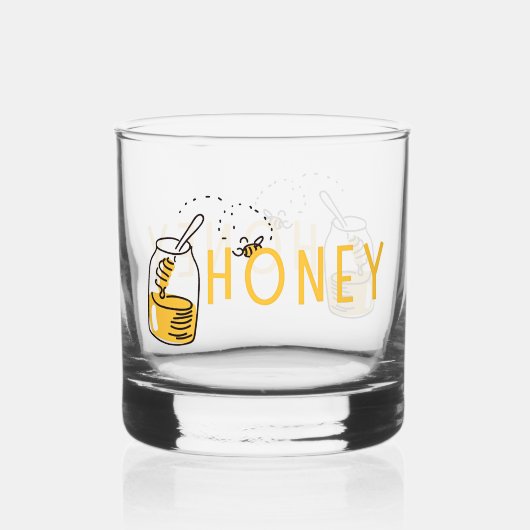 Honing Whisky Glas (Voorkant)