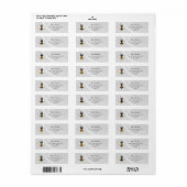 Honing Zakelijk Retouradreslabel Etiket (Full Sheet)