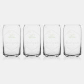 Honing zuigelingenontwerp blikvorm glas (Achterkant)