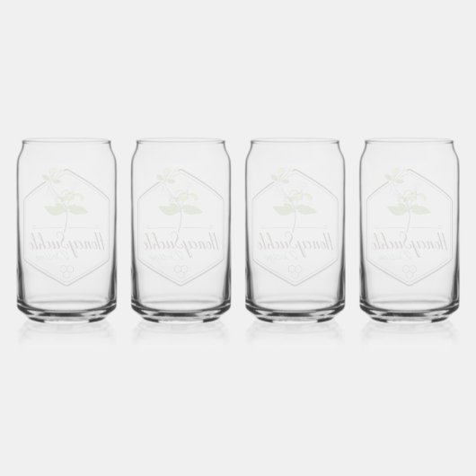 Honing zuigelingenontwerp blikvorm glas (Achterkant)