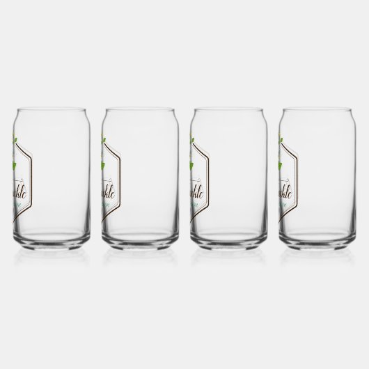 Honing zuigelingenontwerp blikvorm glas (Links)