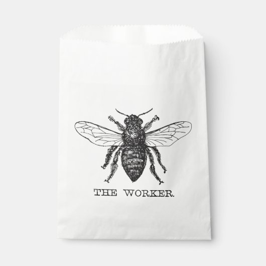 Honing Zwarte Hommels Arbeiderbij Bedankzakje (Voorkant)