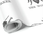 Honing Zwarte Hommels Arbeiderbij Cadeaupapier (Rol Hoek)