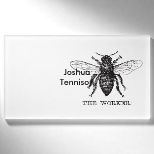 Honing Zwarte Hommels Arbeiderbij Naambadge