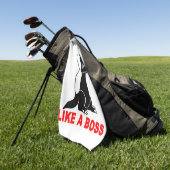 Honingbaasje, als een baas golfhanddoek (Groen)