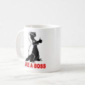 Honingbaasje, als een baas koffiemok (Voorkant links)