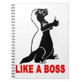 Honingbaasje, als een baas notitieboek (Voorkant)