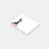 Honingbaasje, als een baas post-it® notes (Schuin)