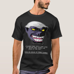 Honingbaasje bang voor de donker t-shirt