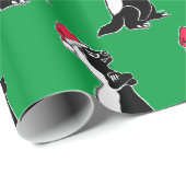 Honingbaasje kerst cadeaupapier (Rol Hoek)