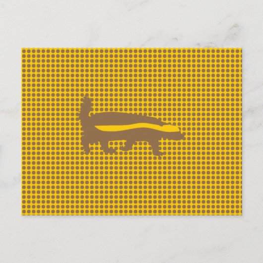 honingbadger briefkaart (Voorkant)