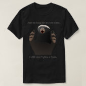 Honingbadger DGAF T-shirt (Design voorkant)
