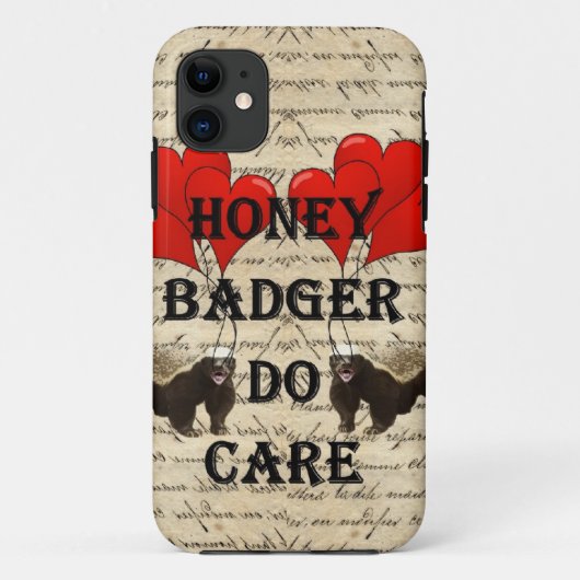 Honingbadger geeft om Case-Mate iPhone case (Achterkant)