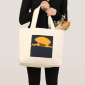 honingbadger grote tote bag (Voorkant (product))