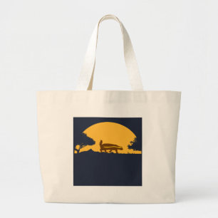 honingbadger grote tote bag