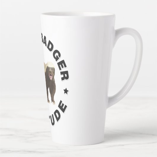 Honingbadger heeft een hoogte latte mok (Rechts)