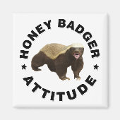 Honingbadger heeft een houdster magneet (Voorkant)