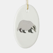 honingbadger keramisch ornament (Rechts)