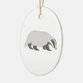 honingbadger keramisch ornament (Links)
