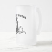 Honingbadger Matglas Bierpul (Voorkant rechts)