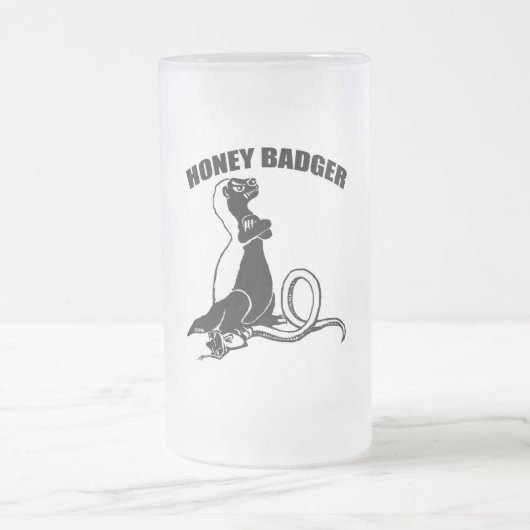 Honingbadger Matglas Bierpul (Center)