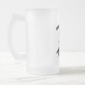 Honingbadger Matglas Bierpul (Links)