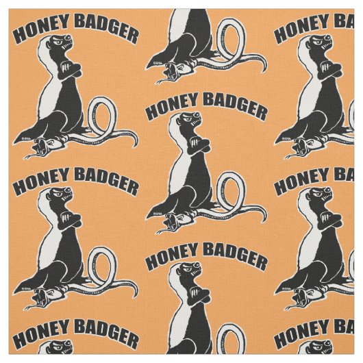 Honingbadger Stof (Swatch)