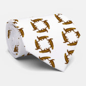 honingbadger stropdas (Opgerold)