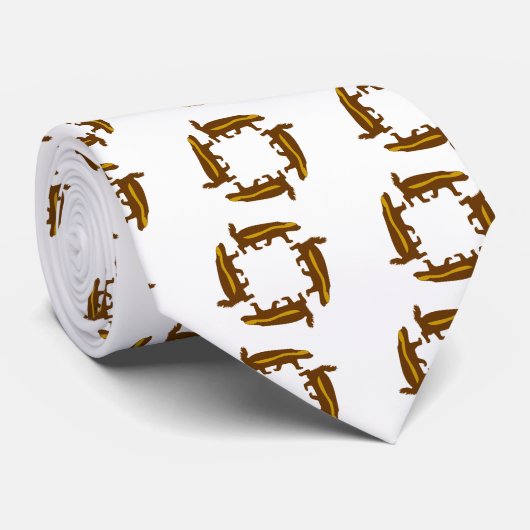 honingbadger stropdas (Opgerold)